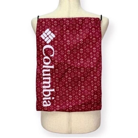 3/$25 Columbia Unisex Logo Drawstring Hiking Camping Outdoor Bag - Picture 2 of 8